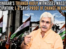 Srinagar’s Trianga rally witnesses massive participation; L-G says 'proof of change in Kashmir'