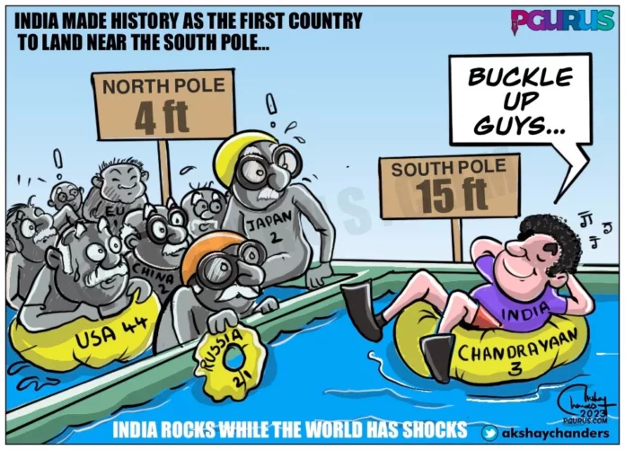 Chandrayaan-3 Success Reaction: India Rocks while the World has Shocks