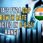 Credit rating agency CARE Ratings estimate India's economic growth for FY24 at 6.1%
