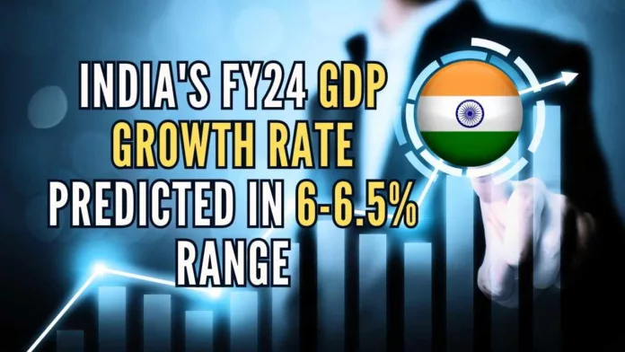 Credit rating agency CARE Ratings estimate India's economic growth for FY24 at 6.1%