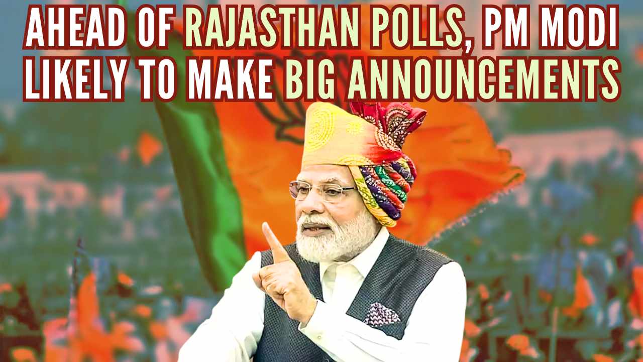Ahead of Rajasthan Polls, PM Likely to Make Big Announcements