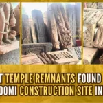 Ancient temple remnants found at Ram Janmabhoomi construction site in Ayodhya