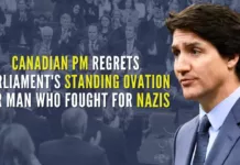 The Speaker had hailed Second World war veteran who fought for Ukrainian independence against the Russians and a Ukrainian hero and a Canadian hero
