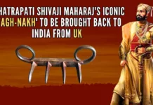 The ‘wagh-nakh’ was used by Chhatrapati Shivaji Maharaj to kill Afzal Khan of the Adil Shahi dynasty of the Bijapur Sultanate, at the Pratapgad Fort in Satara 364 years ago
