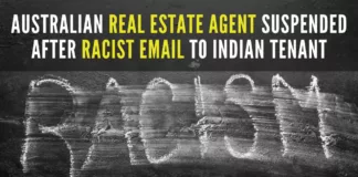 The massive influx of Indian people will not turn our beautiful country into the filth that is India said the Australian real estate agent