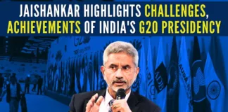 EAM Jaishankar noted that the G20 Summit and Presidency had been particularly challenging due to the global division