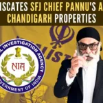 NIA has put the hoarding outside the property of Pannu informing him about the anti-terror probe agency's action