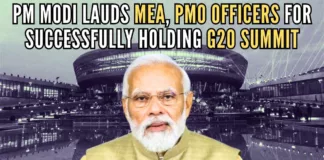 PM Modi also interacted with MEA officers and all levels of staff on their G20 experience