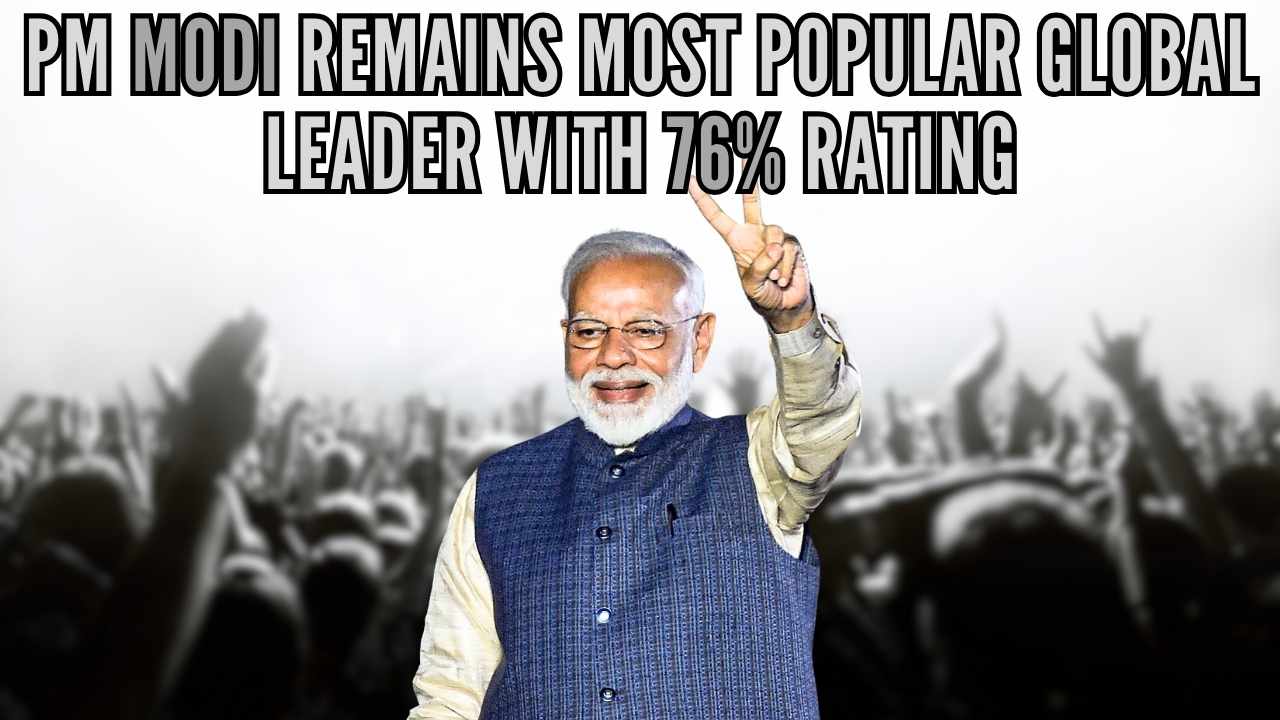 Since the year 2022, the rating of PM Narendra Modi has been above 75 percent