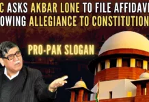 Lone, the lead petitioner challenging the abrogation of Article 370 will file the affidavit by Tuesday, senior advocate Kapil Sibal told the bench