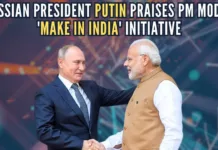 Russian President Putin praises PM Modi's 'Make in India' initiative