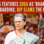 Sonia Gandhi Featured As ‘Bharat Mata’ In Telangana Hoarding; BJP Slams Congress