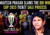 Prasad took to social media platform X to express his opinion on the way BCCI is handling things in the run-up to the mega event