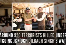 As per official data, around 950 terrorists were killed under his watch as police chief between September 2018 and October 31, 2023
