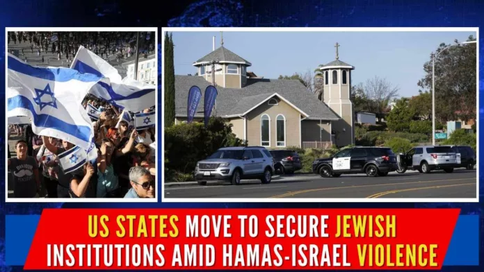 Police dept have stepped up security around centers of Jewish life and are closely monitoring for any domestic threats in connection, says Joe Biden