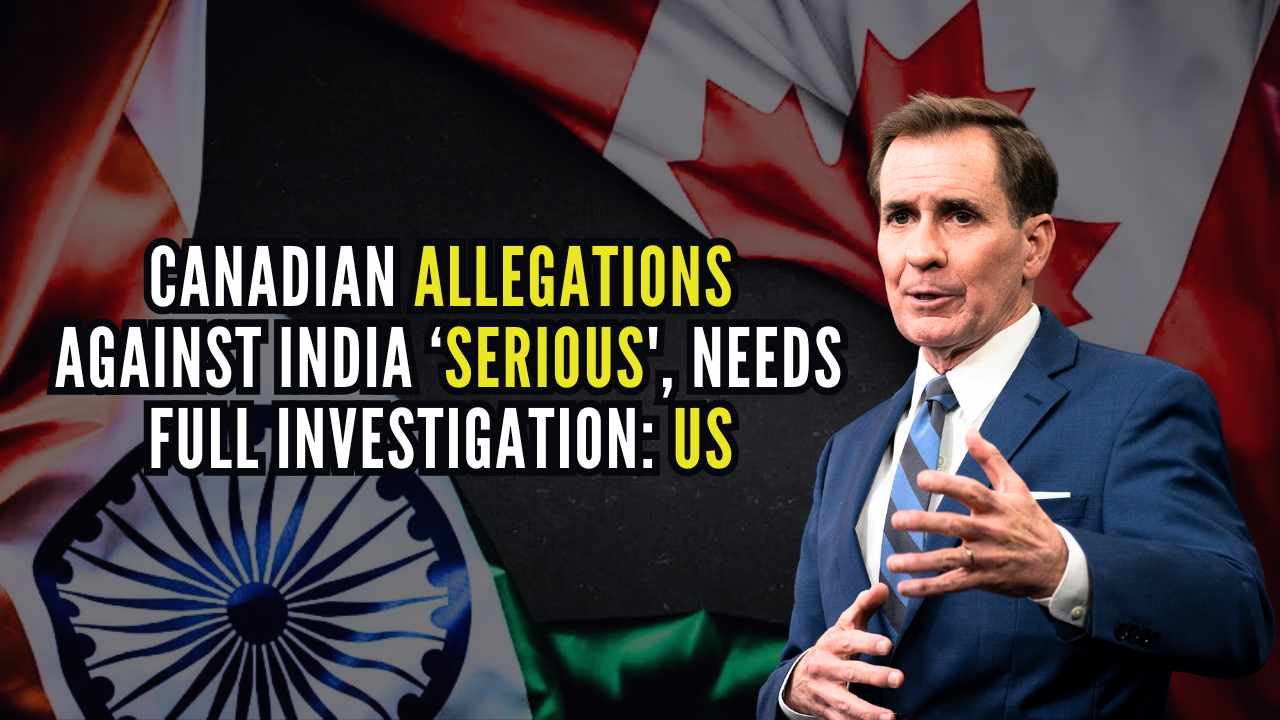 Allegations Canadian Allegations against India ‘Serious', Need Investigation