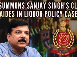ED has asked the close aides of Sanjay Singh to appear before it on Friday at its headquarters