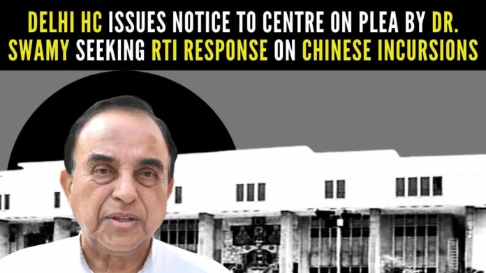 The RTI filed by Dr. Swamy alleges repeated transfer between various departments, even after the statutory timelines outlined in the RTI Act had expired