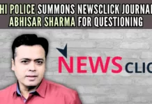 Abhisar Sharma will be questioned as a part of ongoing investigation into foreign funds amounting to crores of rupees been illegally funneled into India