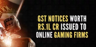 A host of online gaming, like Dream11, and casino operator, like Delta Corp, have received GST show cause notices last month for alleged short payment of taxes