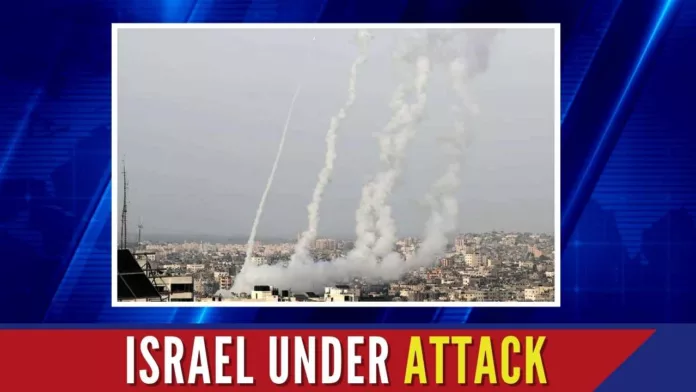 Dozens of rockets fired towards Israel, Palestinian militants in the Gaza Strip carried out an unprecedented infiltration