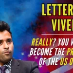 Vivek, it is important that we understand the importance of a population that wants its’ President to take the Oath Of Office with HIS hand on the Good Book