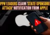 iPhone-maker Apple Inc reacted to the claims, saying it is possible that some threat notifications may be false alarms and some attacks may not be detected