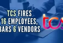 TCS debarred six vendor entities, their owners and affiliates "from doing any business with TCS