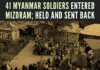 The detained Myanmar soldiers were handed over to Assam Rifles following instructions from the Ministry of Home Affairs