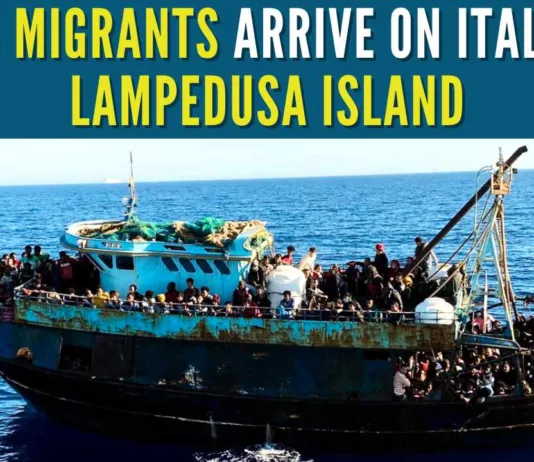 It is the fourth major landing of migrants on the island this month