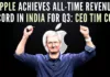 Apple grew in very strong double digits in India in the July-September quarter