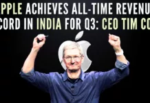 Apple grew in very strong double digits in India in the July-September quarter