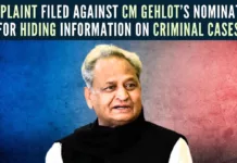 It is alleged that CM Gehlot has submitted a false and forged affidavit, which should have been rejected and a case be registered against him