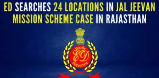 Multiple teams of the agency are carrying out searches at over 24 locations in the Rajasthan