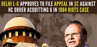 L-G had earlier accorded approval for filing SLP in the SC against the acquittal of 12 persons in another anti-Sikh riots case