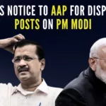 A complaint was received from the representatives of the BJP regarding two recent tweets from AAP on their official handle of X