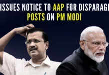 A complaint was received from the representatives of the BJP regarding two recent tweets from AAP on their official handle of X