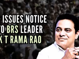 EC has asked KTR to respond to the notice by 3 p.m. on Sunday