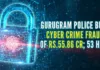 469 cyber fraud cases were registered against 53 suspects across India of which around 22 cases were registered with the Gurugram Police