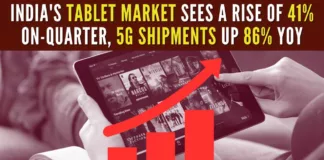 5G tablet shipments grew 86 percent year-on-year (YoY) in Q3, accounting for 16 percent of overall tablet shipments