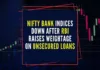 RBI's action to raise risk weights for unsecured loans dampened banking stocks caused a temporary disruption in the broader indices' resurgence