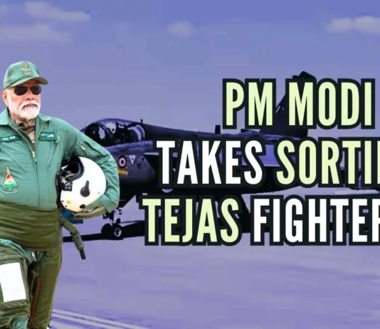 Tejas is a single-seater fighter aircraft but PM Modi took a sortie in the twin-seat trainer variant operated by the Air Force and the Navy