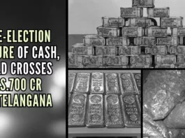Since the model code of conduct came into force, the authorities have seized various other items worth Rs.83 crore reportedly meant for distribution among voters as freebies