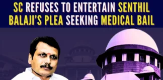 Sensing disclination of SC to release Balaji on medical bail, his advocate requested for withdrawal and sought liberty to apply for regular bail
