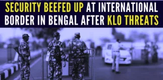 The alert and the follow-up security beefing at the IBs in West Bengal has been initiated after threats received from KLO