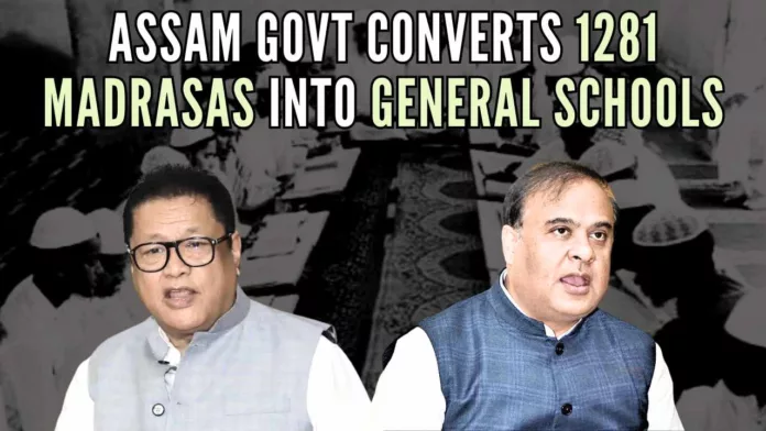 A legislation was passed by the Assam government in January 2021, opening the door for all government-run Madrasas in the state to become general schools