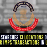 CBI conducted searches at around 13 locations including at Kolkata and in Karnataka's Mangaluru at the premises of accused and others