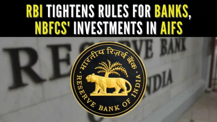 The RBI's move is aimed at stopping banks and NBFCs from using the AIF channel as a way to artificially sustain or extend the life of their loans