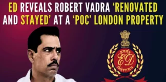 Robert Vadra not only renovated the proceeds of crime property but also stayed in the same
