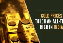 India imports a large quantity of gold and rising global prices have a direct impact on the domestic market